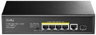 CUDY 5-Port Gigabit PoE+ Switch with 1 SFP Port 120W