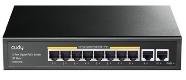 CUDY 8-Port Gigabit PoE+ Switch with 2 Gigabit Uplink Ports 120W