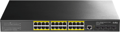 CUDY 24-Port Gigabit PoE+ Switch with 2 SFP ports 300W