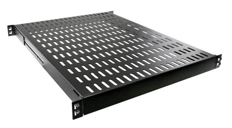 GERMA GM-SBR10 - 19'' D:1000MM FIXED SHELF WITH 4-POINT CONNECTION - LOAD CAPACITY 50 KG